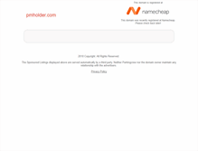 Tablet Screenshot of pmholder.com